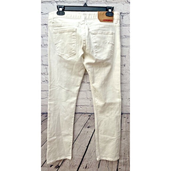 BCBG Maxazria Mid Rise Bootcut White Jeans‎ SZ 30x33 - Picture 2 of 6